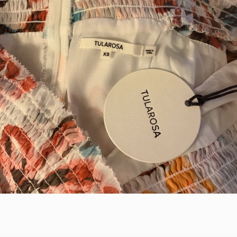 Tularosa Lanzo Dress in Dahlia Floral Mini XS NWT